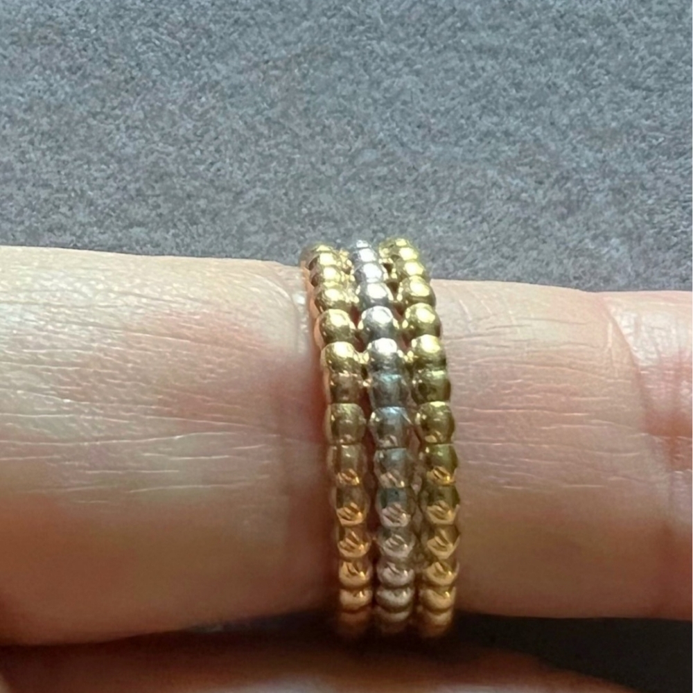 18k solid gold ring - Picture 3 of 4